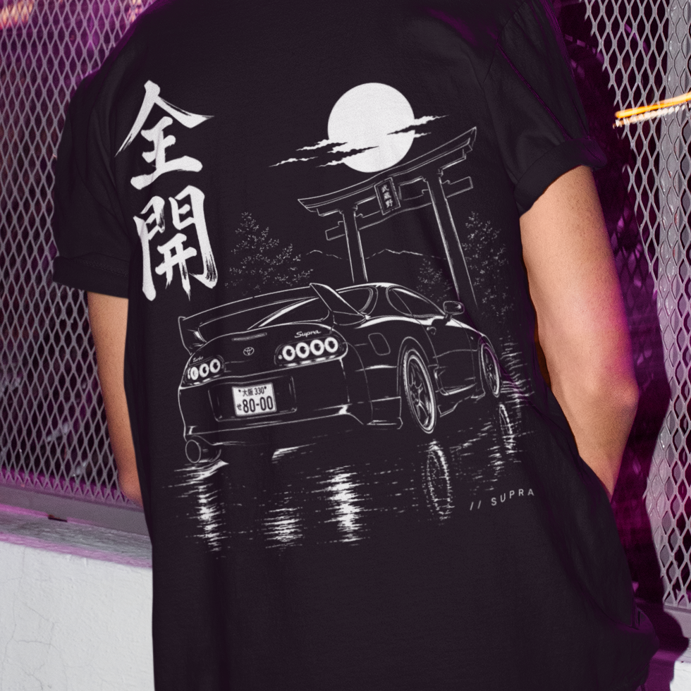 Midnight Collection - Supra | Oversized Tee - Black