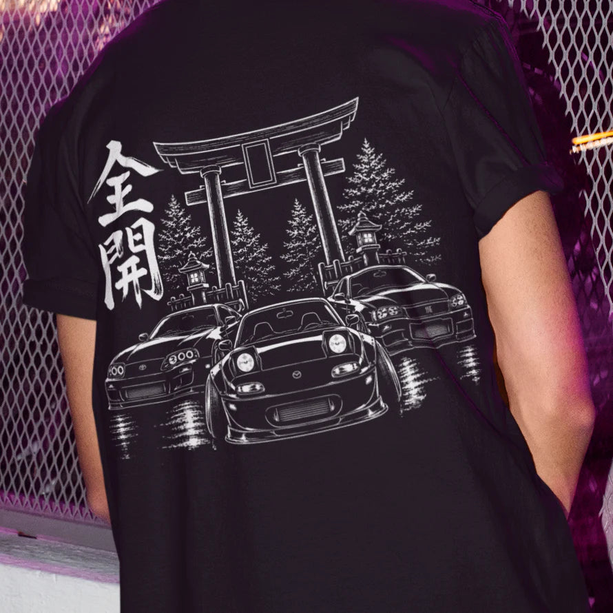 Midnight Collection - Trilogy | Oversized Tee - Black